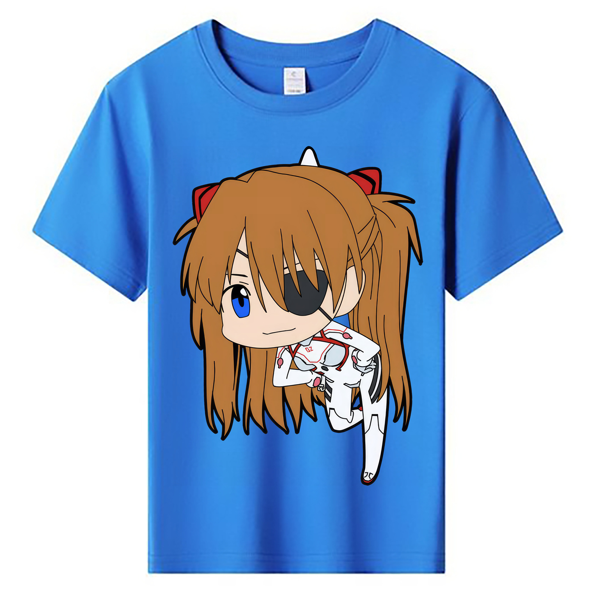 （画像用） EVA 新世紀エヴァンゲリオン 綿100％キッズTシャツ（フロントプリント）